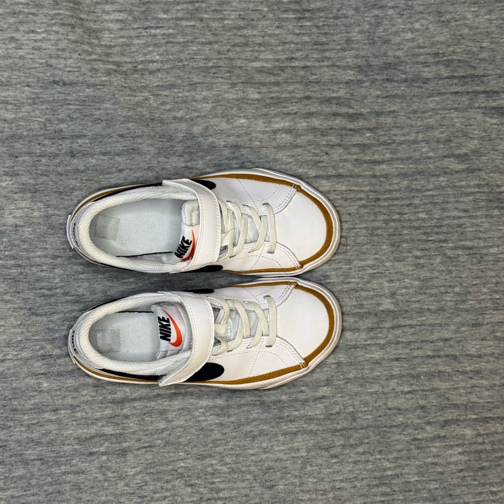 Nike Kids White and Black Sneakers
